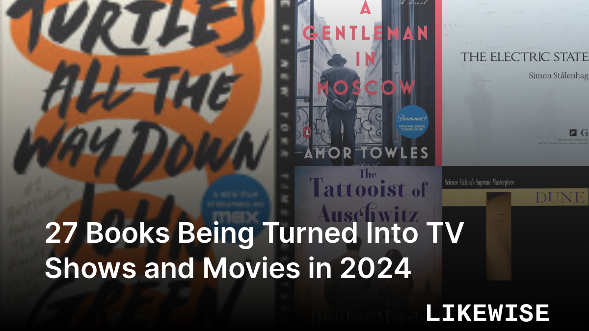 27 Books Being Turned Into TV Shows and Movies in