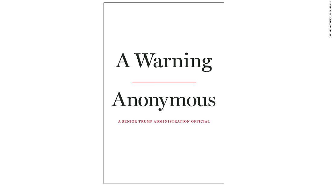 Anonymous Trump official who wrote New York Times op-ed has a book coming out poster